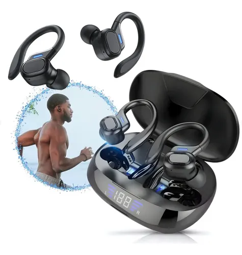Fone de Ouvido Bluetooth 5.3 Tws Sem Fio Esportivo Compatível Com...