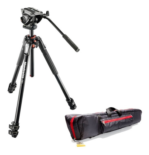 Tripode Video Manfrotto 190xpro3 + Cabezal Mvh500ah + Bolso