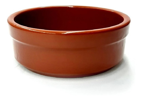 Cazuela Recta Fuente Barro Esmaltada Terracota 22cm Blum