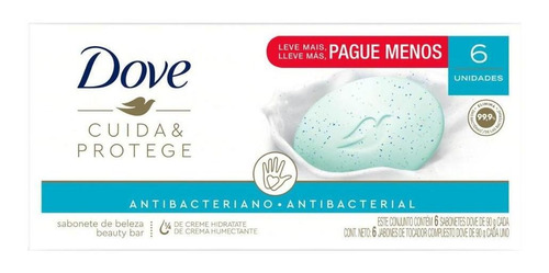 Kit Sabonete Dove Antibacteriano 6 Unidades