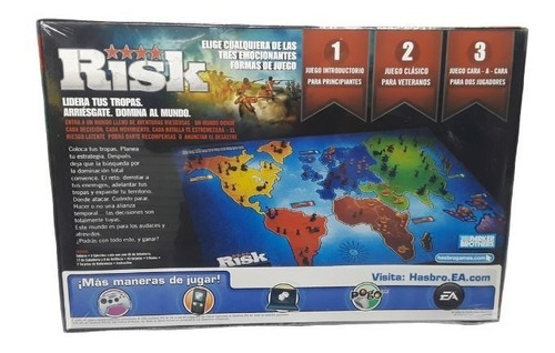 Imagen 3 de 4 de Risk Juego De Mesa. Original De Hasbro