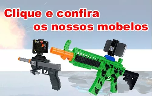 Arma Fuzil Para Celular Mobile Bluetooth Jogo De Tiro Brinquedo Android Ios