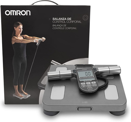 Imagen 5 de 6 de Báscula Digital Omron Hbf-514c Gris, Hasta 150 Kg