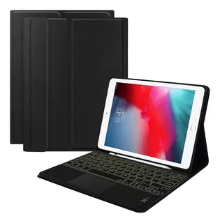 Funda Con Teclado Y Portalápiz Para iPad Mini 2 7.9 Negra