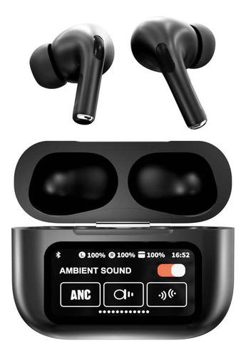 Smart Pantalla Kespu A9pro Audífonos Bluetooth 5.4 Anc Auriculares App Auriculares Con Cancelación De Ruido Anc+enc Y Micrófono Auriculares Inalámbricos Con Traducción