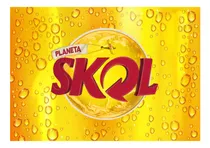 Comprar Papel De Arroz Para Bolo De Aniversário Skol - Mod 2