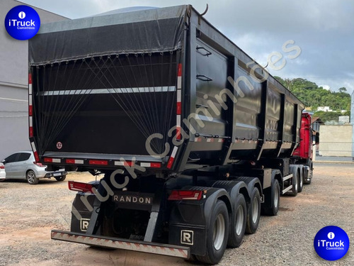 Carreta Randon 4 Eixos Caçamba 55 M3 Ano 2023/2023 = Noma
