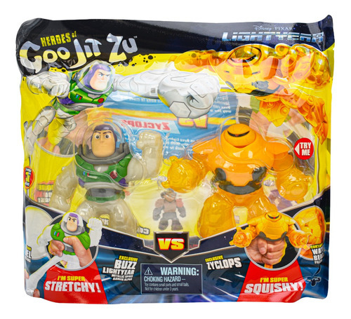 Disney Lightyear Buzz Vs Zyclops 11cm Goo Jit Zu Moose