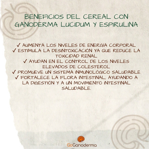 Imagen 4 de 5 de Gano Cereal Con Espirulina - g a $4197