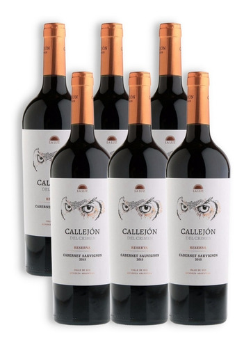 Callejón Del Crimen Reserva Vino Cabernet Sauvignon X6 750ml
