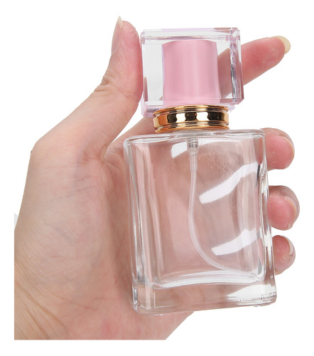 50 Ml De Perfume Recargable Botella De Vidrio Transparente