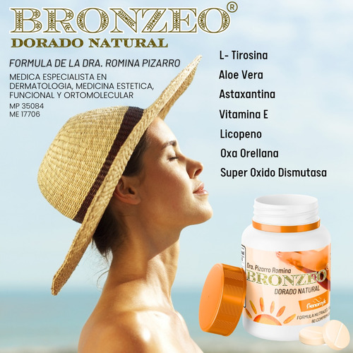 Bronzeo Dorado Natural X 120 Comprimidos Recubiertos