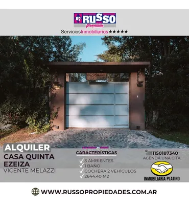 Quinta en alquiler