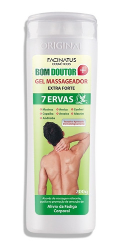 Gel Para Dor Bom Doutor 7 Ervas Facinatus 200g