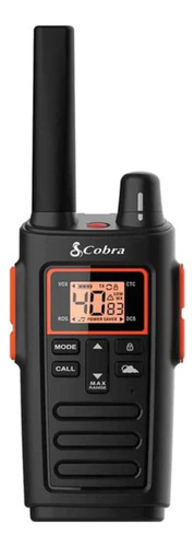 Radios De 2 Vías Cobra Rx380 Walkie Tolkies 32 Millas 40 Can Bandas De Frecuencia Uhf Fm Color Negro