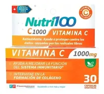 Comprar Nutri100 C1000 Vitamina C 1000 Mg X 30 Cápsulas