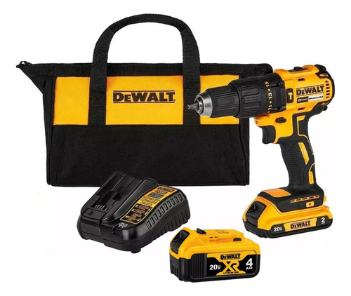 Furadeira Parafusadeira Dewalt Impacto 20v Dcd778 + Bat 4ah