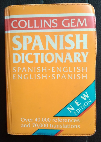 Collins Dictionary Español Inglés English Spanish 640p 11x8