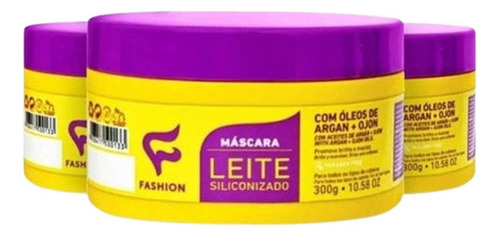 Mascara Leite Siliconizado 6 Un 300g Fashion