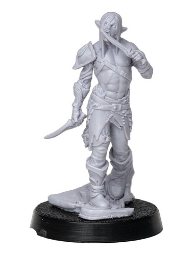 Miniatura D&d Rol Elfo De Los Bosques Picaro Rogue Ranger 3d