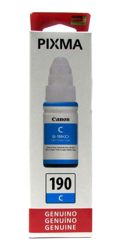 Imagen 3 de 5 de Kit 4 Tintas Canon Original Gi-190 G1100 G2100 G3100 G4100