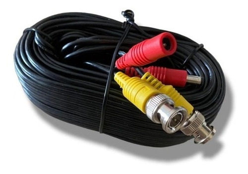 Kit 4 Cables Siamés Coaxial 18m Para Cámara Dahua *nuevos