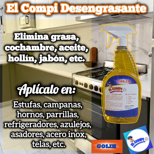 El Compi Desengrasante Cocina 1 Litro
