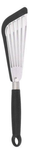 Espátula De Peixe, Silicone, Ranhura Em Aço Inoxidável, Anti