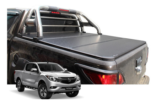 Tapa Rigida Pick Up Trifold Aluminio Mazda Bt50 2013-2021