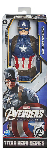 Avengers Capitan America Muñeco Titan Hero 30 Cm Orig Hasbro