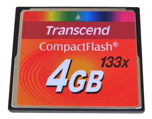 Transcend 4GB Transcend Compactflash 133x Memoria Card Cf para Digital Sala De 