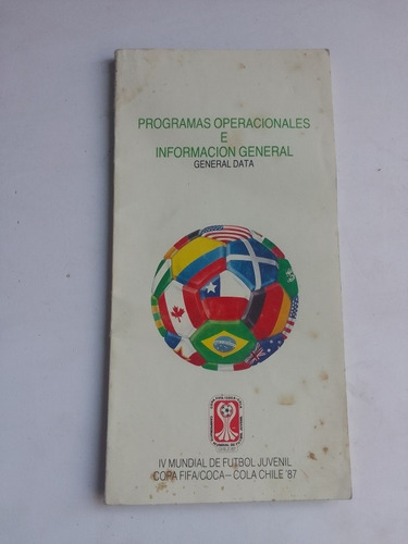 Libro Programas Operacionales Mundial Juvenil Chile 1987