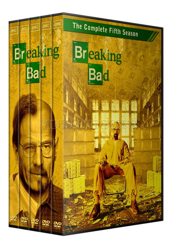 Breaking Bad 5 Temporadas Serie Completa Pack Dvd