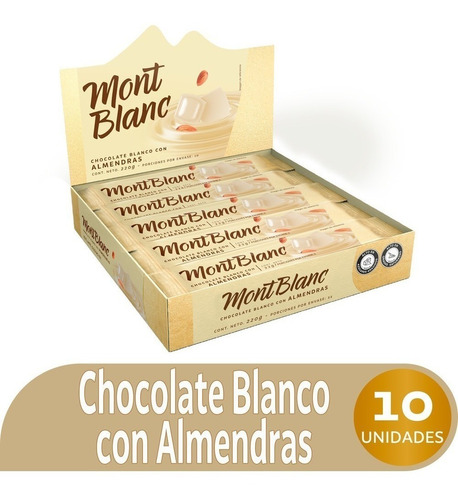 Chocolates Montblanc Almendra Blanca P - kg a
