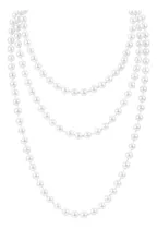 Comprar Tinksky Collar De Perlas Falsas Collar Largo De Perlas Retro