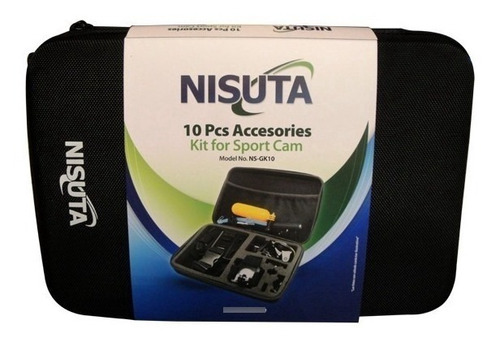 Kit De 10 Accesorios (ns-gk) Para Cámara Deportiva Nisuta