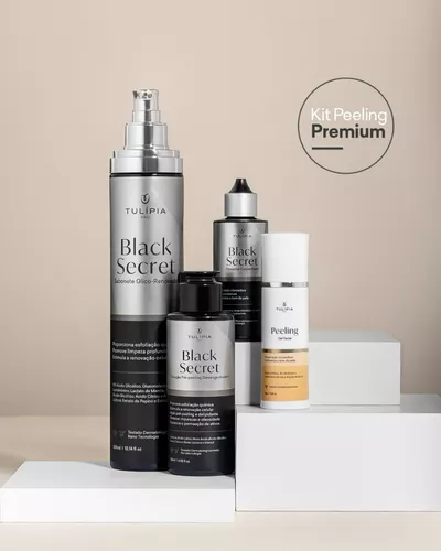 Kit Peeling Premium Black Secret e Peeling Gel