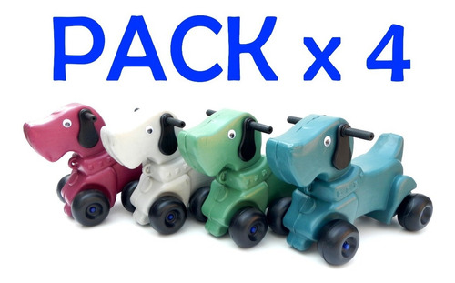 Imagen 1 de 10 de Andarin Perrito Pack X4 Por Mayor Pata Pata Super Simpatico