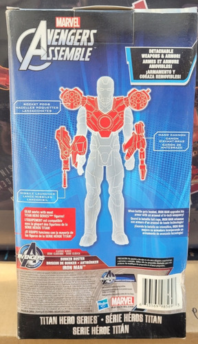 Iron Man Titan Hero Bunker Buster Avengers 30 Cms Marvel Leg (Usado)