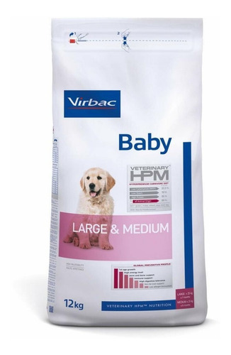 Alimento Virbac Baby Large & Medium 12kg