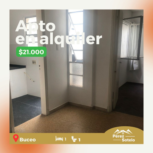 Apartamento Con Patio, 1 Dormitorio, Buceo