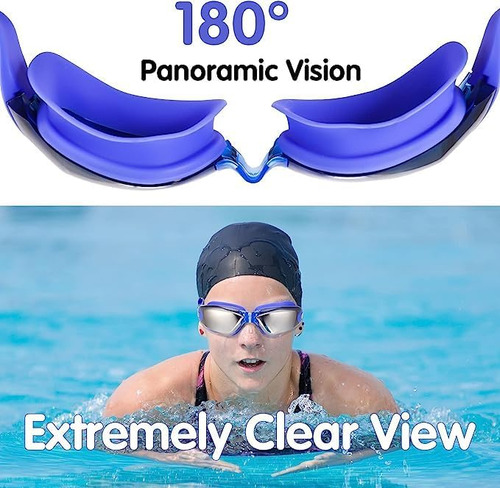 Gafas De Natación Con Protección Uv - Set De Gafas De Nataci