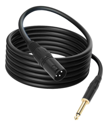 4 6.35 Male A Xlr Audio Audio Audio Cable Micrófono Para 1m