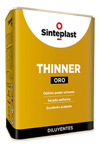 Thinner Sello De Oro Diluyente Sinteplast X 18 Lts - Rex