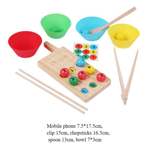 Bolas De Arcoíris En Tazas, Juego De Mesa Con Clavija De