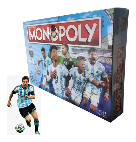 Juego De Mesa Monopoly Afa Selección Argentina Toyco Hasbro