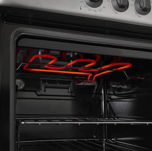 Imagen 6 de 11 de Cocina A Gas Longvie 21501x 56cm Inox Grill Eléctrico