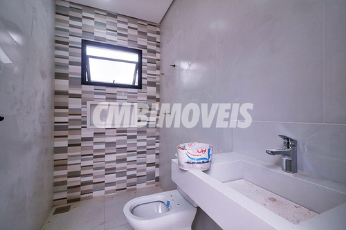 Casa Em Condomínio 3 Suítes Para Venda No Bairro Swiss Park Em Campinas-cf01273 - Cf01273 - 69022294