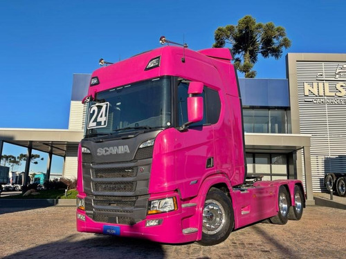 Scania R 560 6x4, 24 Traçado Super Baixa Km Susp Molas