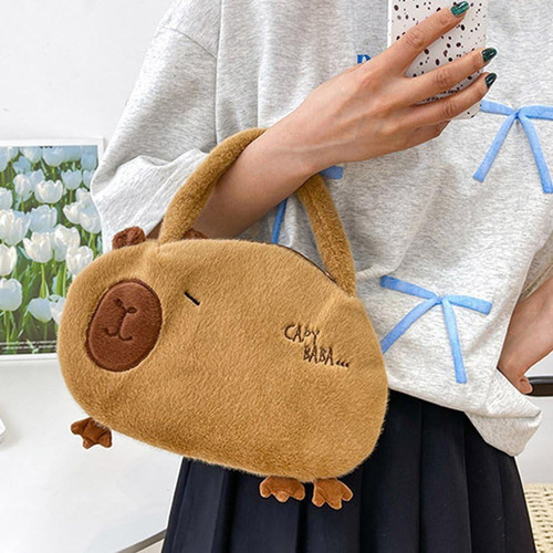 Para Ch Bolso Peluche Capibara, Adorable Bolso Capibara /